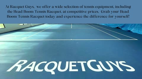 Unleash Your Aces with Head Boom Tennis Racquets at Racquet Guys