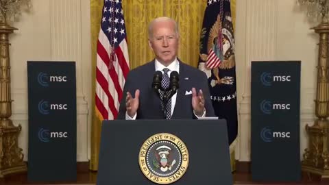 Biden Actually Brags About Reversing Trump's Policy of Putting America First