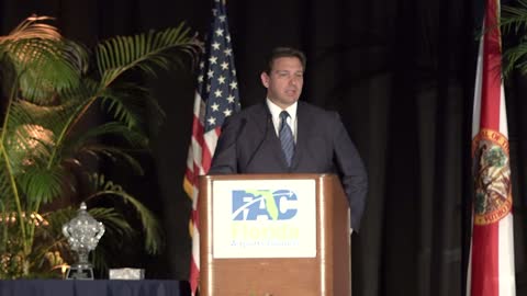 Governor DeSantis Speaks at the Airports Council Conference