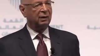 Klaus Schwab shows signs of fear