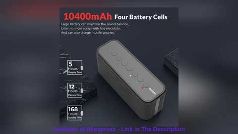 ⚡️ xdobo X8 Plus 80W Portable Wireless Bluetooth Speaker TWS Subwoofer and Battery Capacity 10400mAh