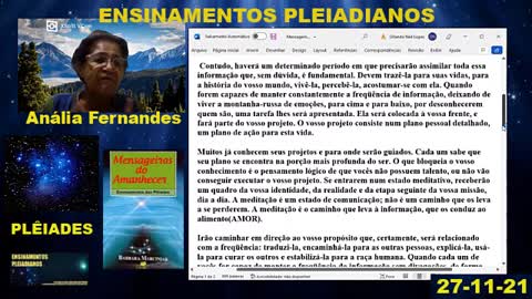 14-Apometria Pleiadiana para a Limpeza e Cura do Brasil e do Planeta em 27/11/2021