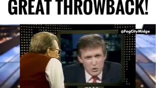 Throwback - Trump Interview with Larry King