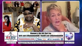 DIAMOND & SILK~COMEDIAN ROSEANNE BARR DISCUSSES THE BORDER INVASION 1/29/24