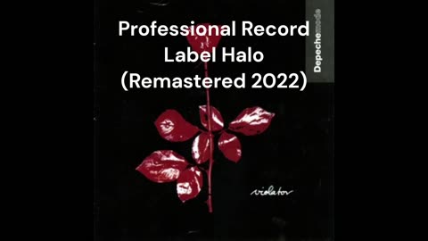 Professional Record Label Remastered 2022 vs A Ronin Mode Tribute to Depeche Mode Halo