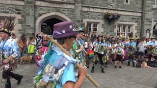 The Parade Tavistock Devon England first Gay LGBTQIA+ Pride 2022.The Parade