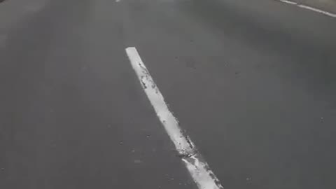 #funny tyre on road #viral