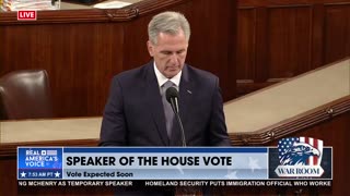 Rep. Kevin McCarthy Nominates Rep. Jim Jordan for House Speaker