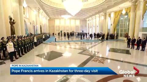 Pope Francis arrives in Kazakhstan, says he is “always ready” to visit China