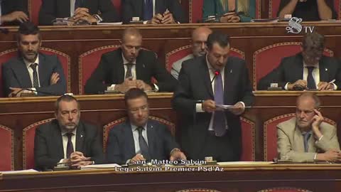 🔴 Intervento di Matteo Salvini in Aula al Senato (13/09/2022).