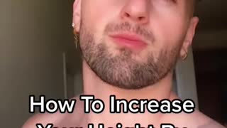 Increase height 2 to 3 inches