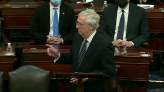 FULL SPEECH: Mitch McConnell Goes Against Trump From Senate Floor