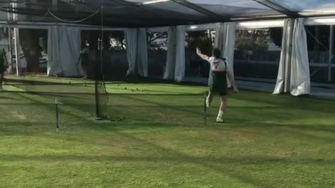 Jackson Bird wonderful bowling action