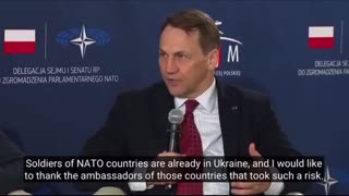 Polish Foreign Minister Sikorski confirms: "Various NATO-countries already sent soldiers to Ukraine"