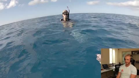 Diver Cracks Egg at 45 ft Deep