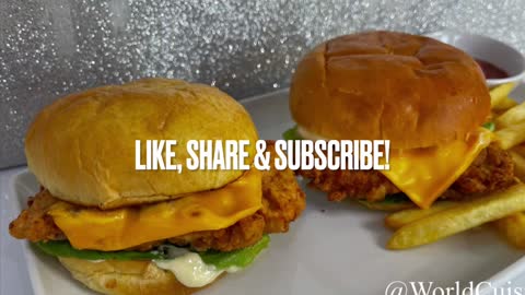 Crispy Chicken Fillet Burger Recipe