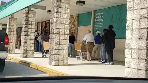 Long Line for the Liquor Store in Delaware