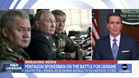 Russia and Ukraine war,Pentagon press secretary talks US plan to help Ukraine amid Russian attacks l