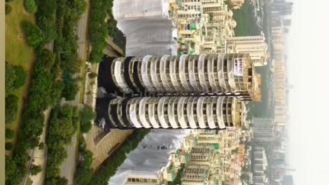 The Biggest twin tower Demolition in noida