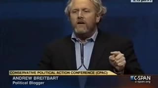 From Andrew Breitbart's CPAC 2012 speech.