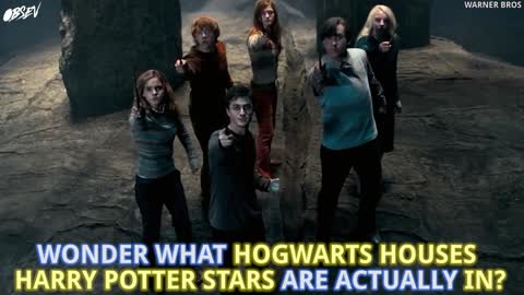 Harry Potter Stars Get Sorted Into Hogwarts Houses