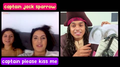 3 aribic girls fell in love with Indian Jack sparrow