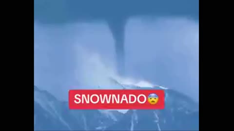 First Time in Histroy: A SNOWNADO? What is going on here?