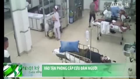 Xông vào bệnh viện, truy sát người đang cấp cứu _ VTC