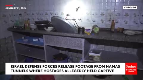 Israel Defense Forces Release Footage From Hamas Tunnels Where Hostages Were Allegedly Held Captive