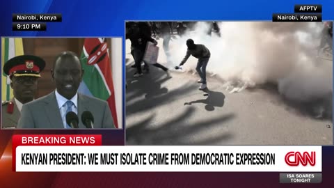 Video shows protesters storm parliament in Kenya