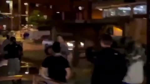 Marine veteran, bar owner shoots protester choking him