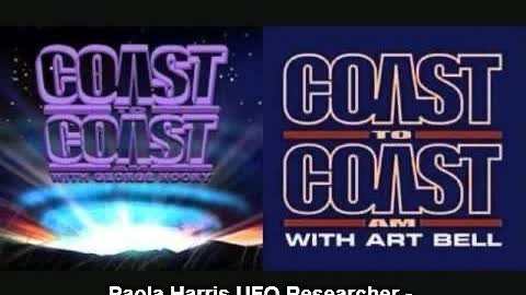 George Noory - Paola Harris UFO Researcher (Billy Meier, Travis Walton, Phil Corso)