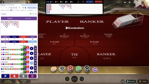 Playing first person iwth the Rigel Castle Baccarat App