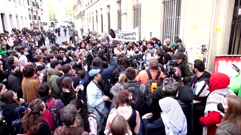 Students occupy Paris' Sciences Po in pro-Palestinian protest