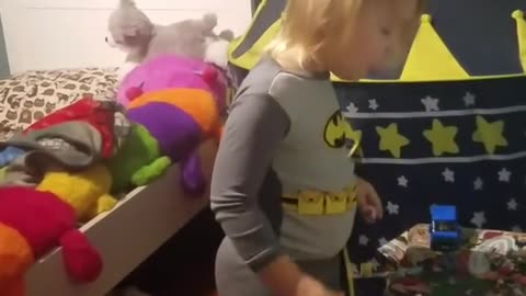 Sneaky Mom Accidentally Scares Son When She Catches Him Playing After Bedtime