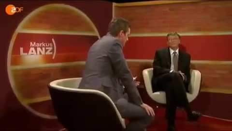 'Bill Gates' bei Lanz (ZDF) - Impfen gegen Überbevölkerung