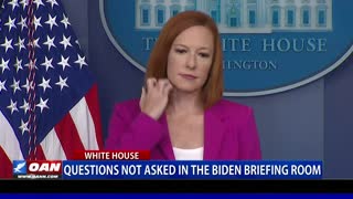 Questions not asked in the Biden briefing room