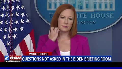 Questions not asked in the Biden briefing room