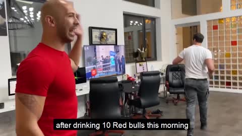 TRISTAN TATE BROKE THE RED BULL DRINKING WORLD RECORD