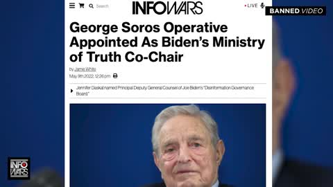 BREAKING George Soros Operative Appointed As Biden’s Ministry of Truth Co-Chair.