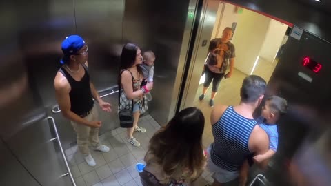 Disturbing Mother with Baby in the Elevator😰(Social experiment)