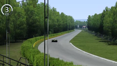Lamborghini V12 Vision Gran Turismo vs Bugatti Chiron 300+ at Old Monza