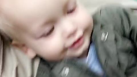 Toddler Has A Late Reaction To Being On A Roller Coaster For The First Time