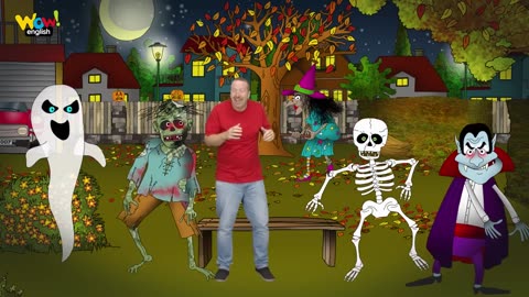 Halloween Finger Family Songs with Hide and Seek from Steve and Maggie | Wow English TV for Kids