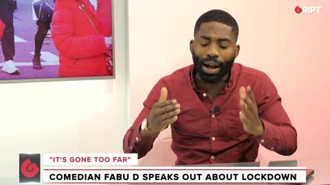 Comedian Fabu D on the anti-lockdown protest, the media & more