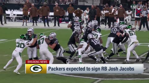 Josh Jacobs Signing with Packers | Green Bay Packers