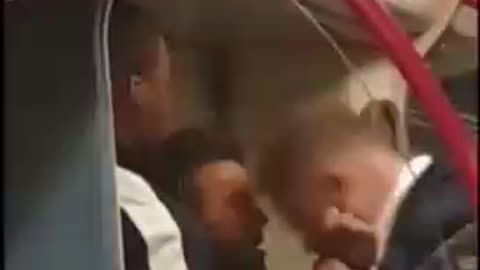 Thief gets Headbutted on the Train