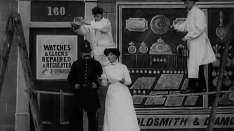 The Unfortunate Policeman (1905 Film) -- Produced By Robert W. Paul -- Full Movie
