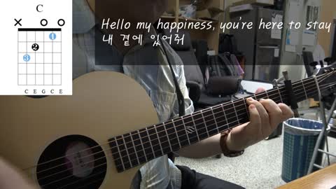 Yoon Mi Rae - Goodbye sadness, Hello happiness - guitar cover