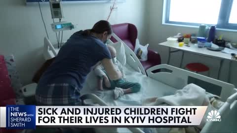 Sick and injured children fight for their lives in Kyiv hospital